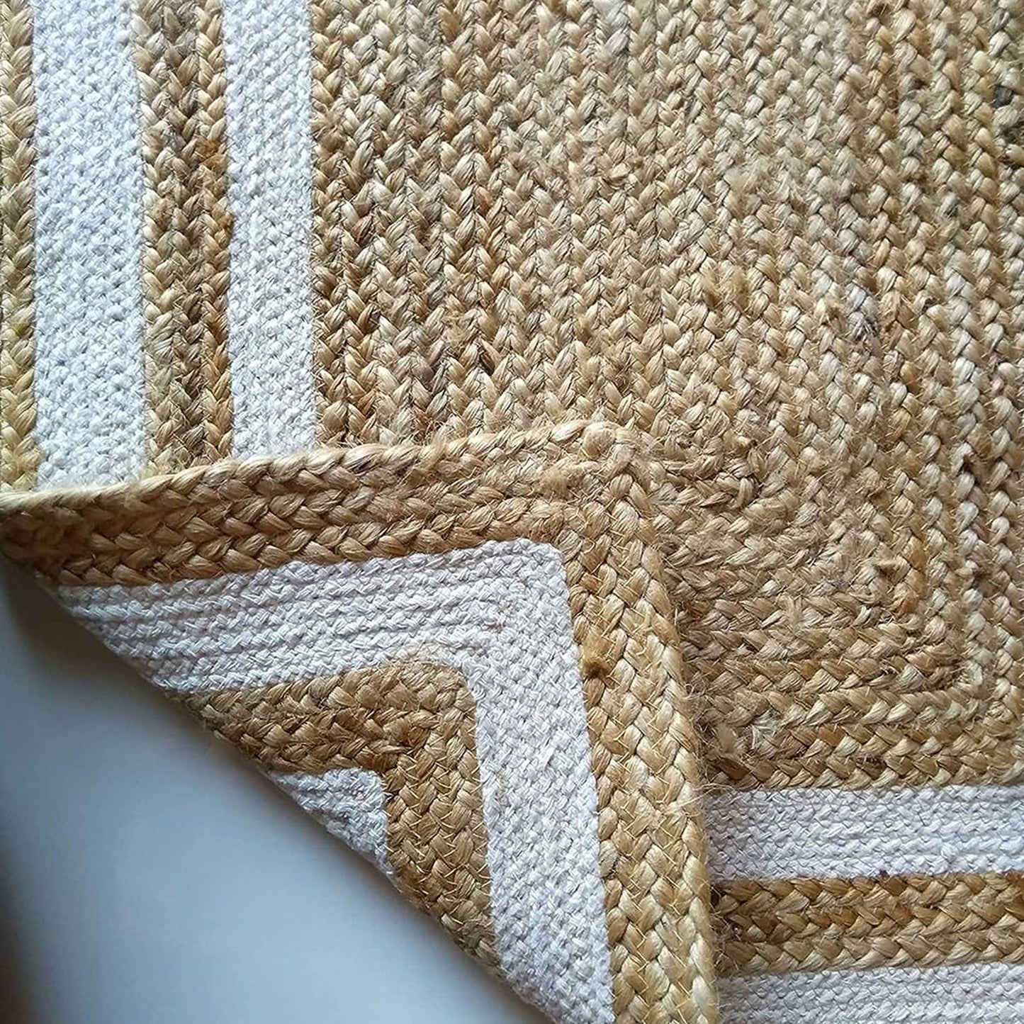 Rectangular Jute carpets, also known as jute rugs, are made from the natural fiber of the jute plant. They are popular for various reasons and have specific characteristics and uses. Characteristics of Jute Carpets