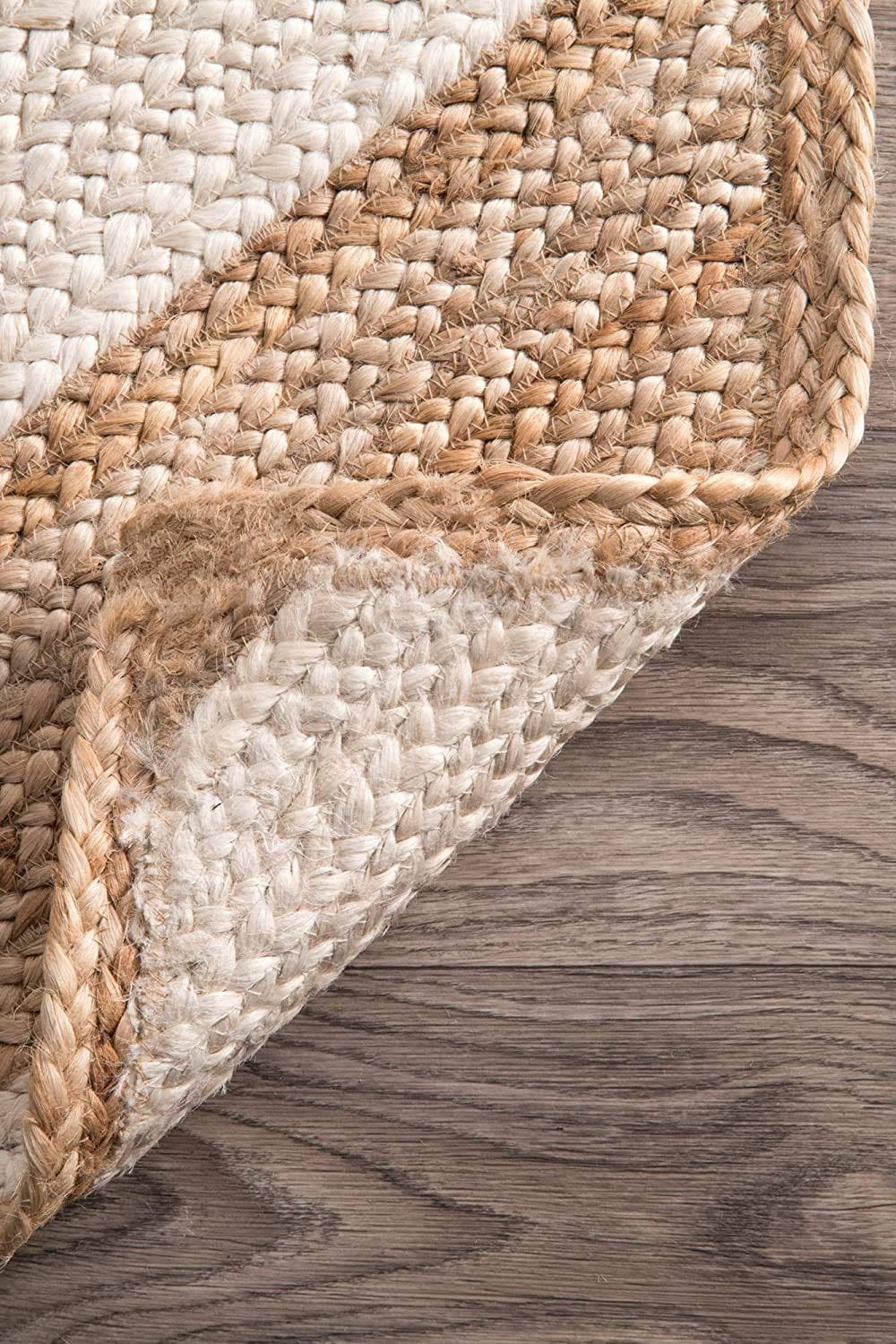 Natural Jute Rug Bohemian Yoga Rug Home Decor Area Rug Bedroom Rug Hand Braided Jute Rug Natural Area Rug