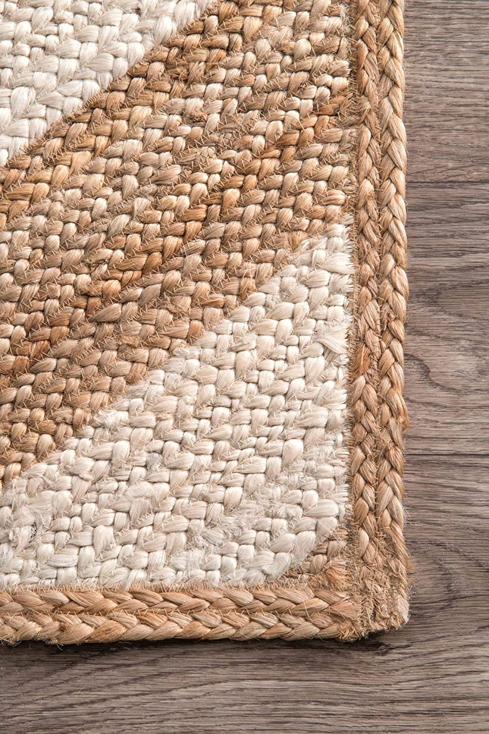 Natural Jute Rug Bohemian Yoga Rug Home Decor Area Rug Bedroom Rug Hand Braided Jute Rug Natural Area Rug
