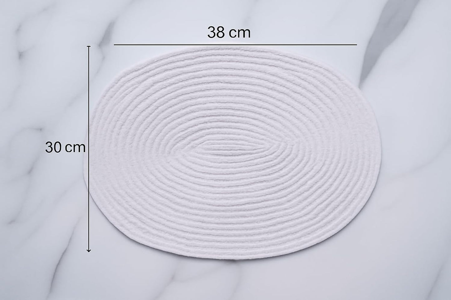 Table Mats Set of 6 with Table Runner - Non Slip, Heat Resistant, Jute Cotton Blend for Dining Room Decor (Green Leaf)